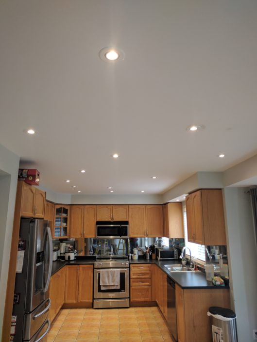 recessed lights kitchen led in misssissauga ontario