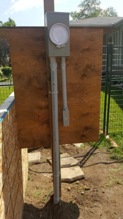 temporary meter base in Marham, ontario